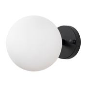 Lampe murale en acier noir 15x24cm Atmaca - Home Design