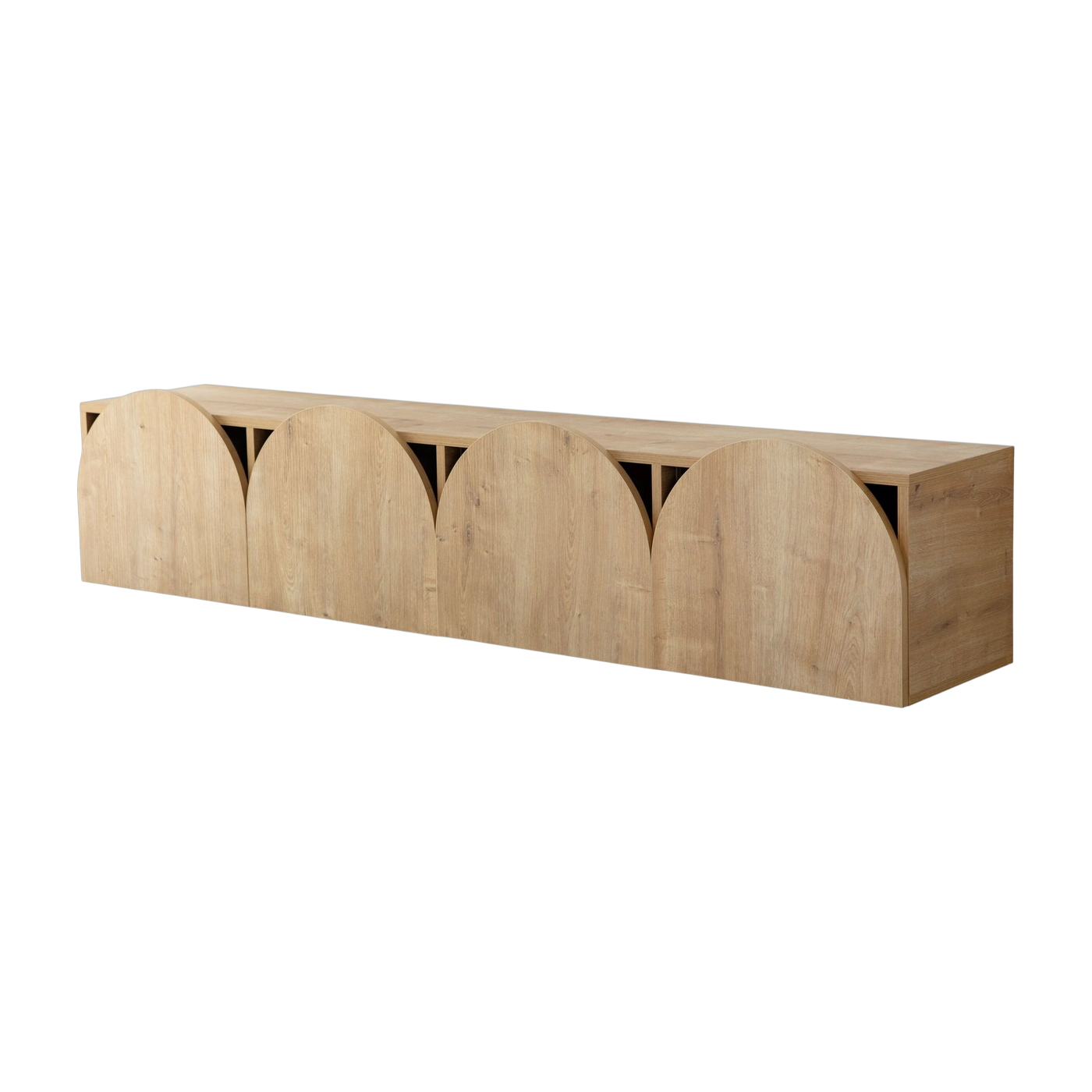 Mueble de madera beige 180x35cm Mesta - Home Design