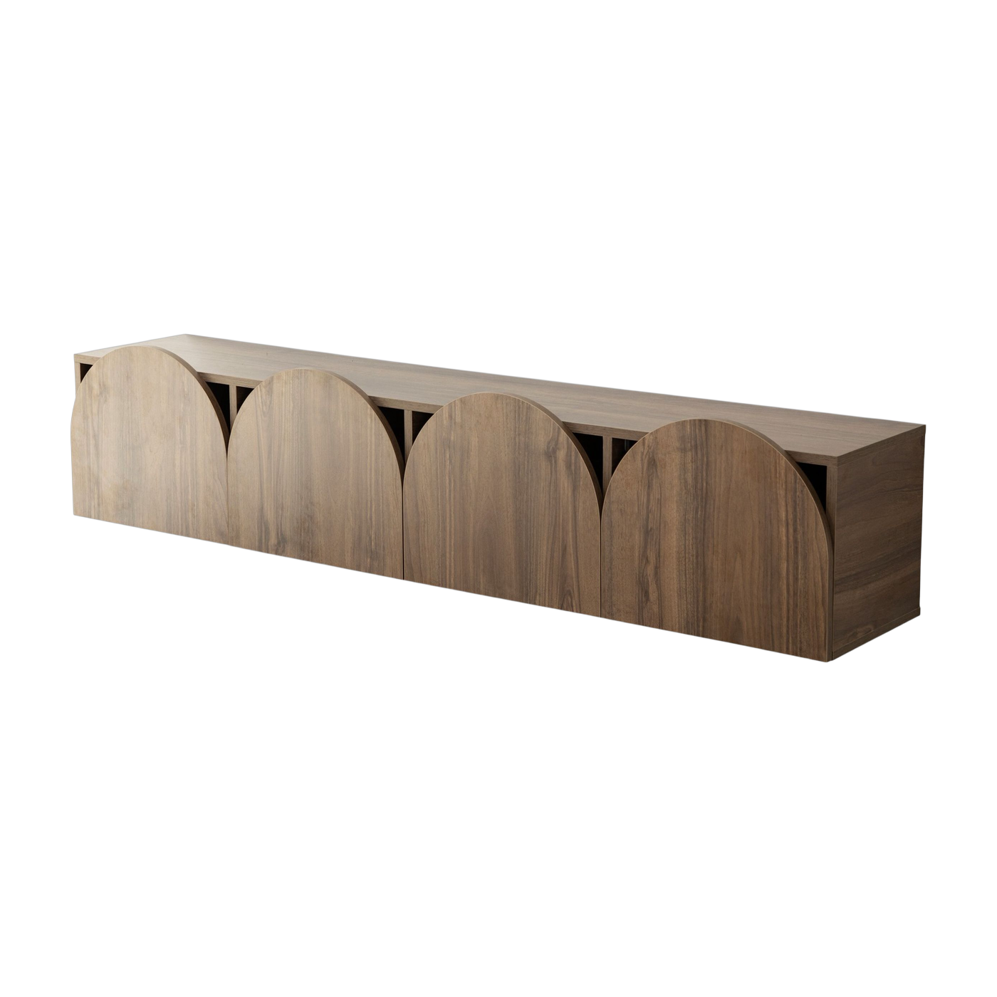 Mueble de madera marrón 180 x 35 cm Mesta - Home Design