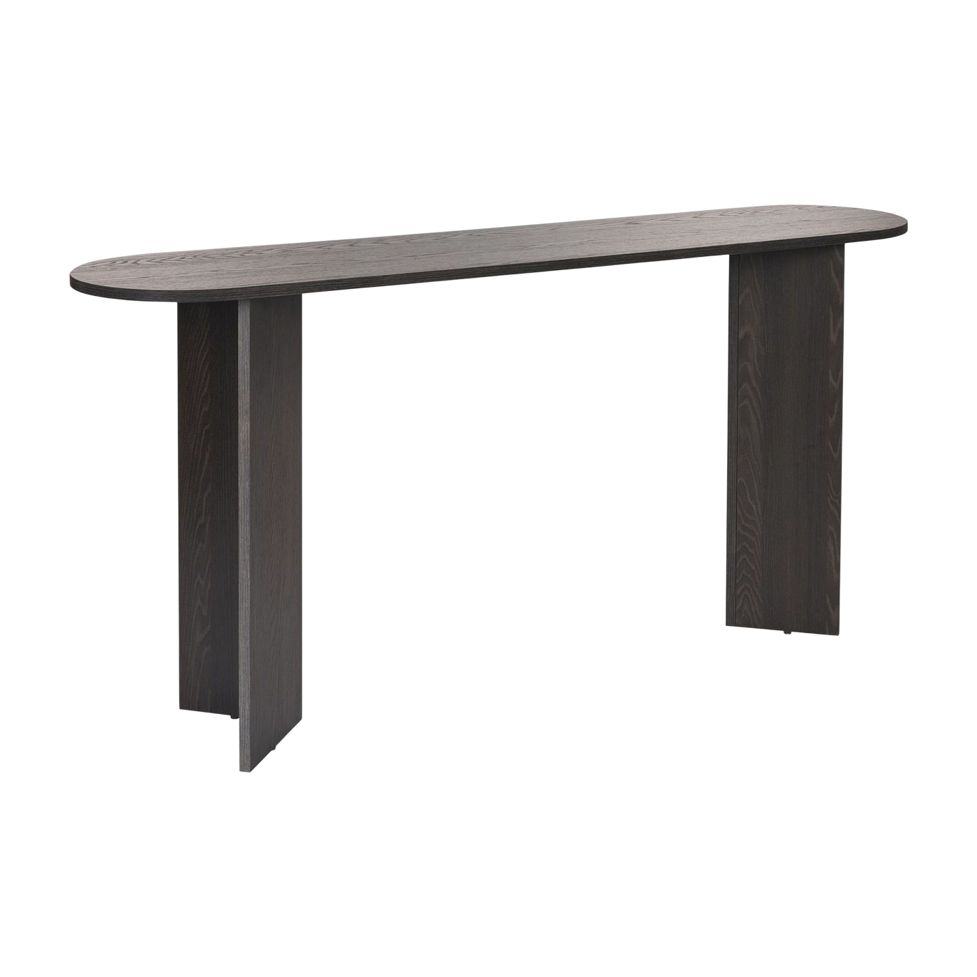 Konsole aus schwarzem Holz 35x150x75cm Sira - Home Design