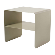 Tavolino in metallo bianco crema 45x56x52cm Shb - Home Design