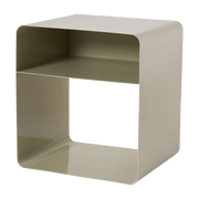 Cream White Metal Side Table 45x50x56cm Shb - Home Design