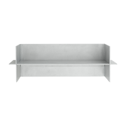 Estantería de pared de aluminio cepillado 60 x 20, 4 x 20 cm Alu - Normann Copenhagen