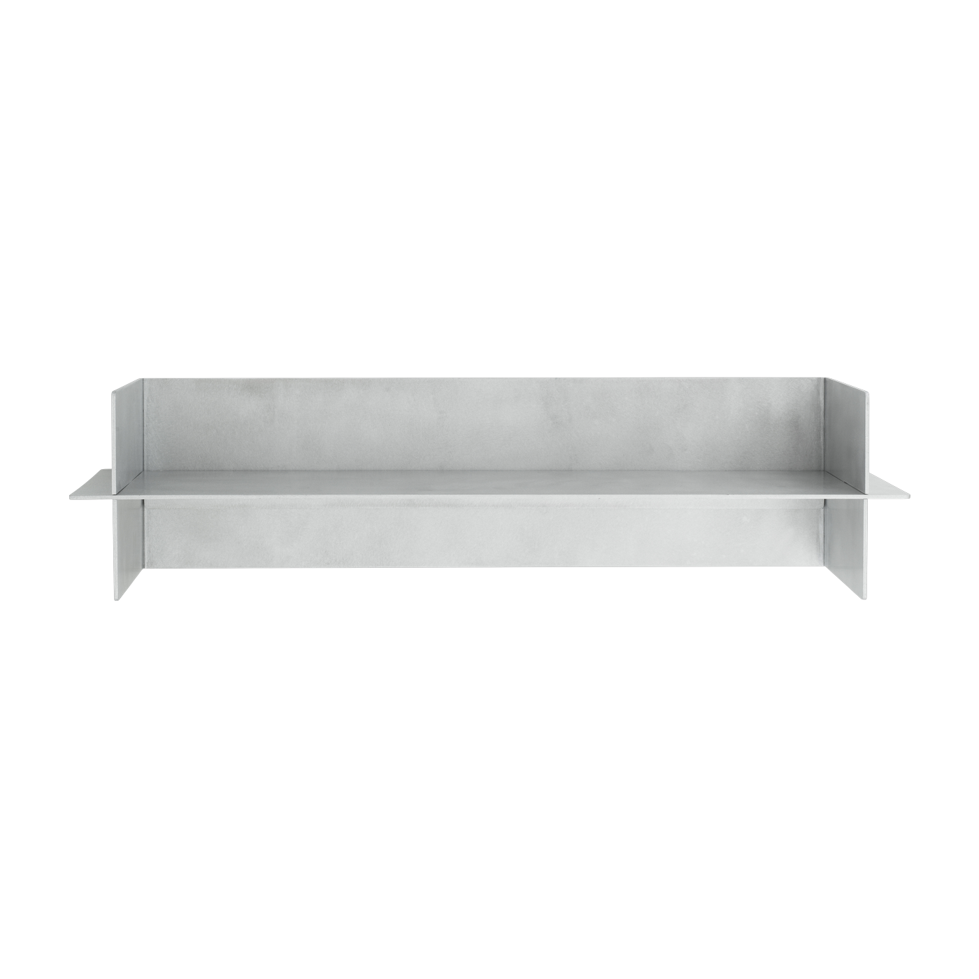 Brushed aluminum wall shelf 80x20. 4x20cm Aluminum - Normann Copenhagen