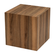 Brown Wood Side Table 45x50cm Küp - Home Design