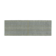 à la -hand woven blue wool hallway rug 250x80cm Seam - Normann Copenhagen