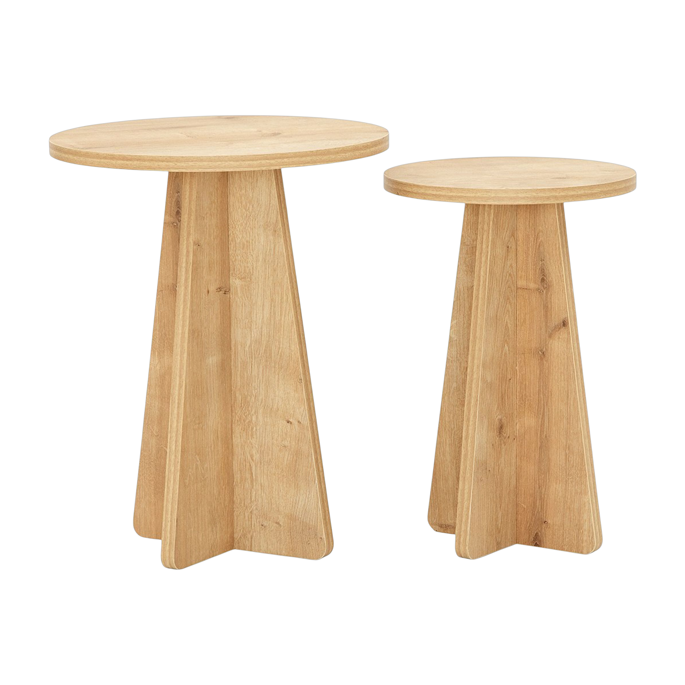 Tavolini in legno beige Mushroom - Home Design