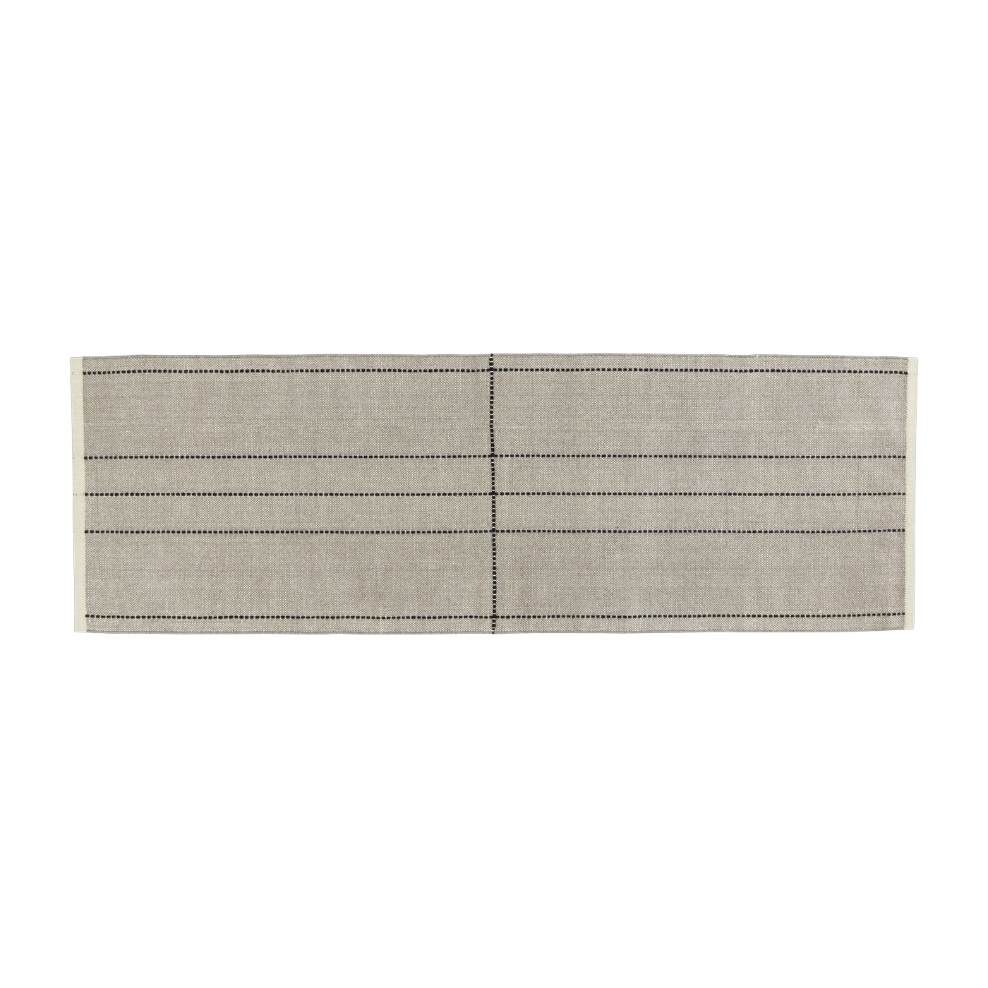 à la -woven hallway rug in gray wool, 250x80cm Seam - Normann Copenhagen