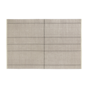 Hand-woven rectangular rug in gray wool, 200x300cm Seam - Normann Copenhagen