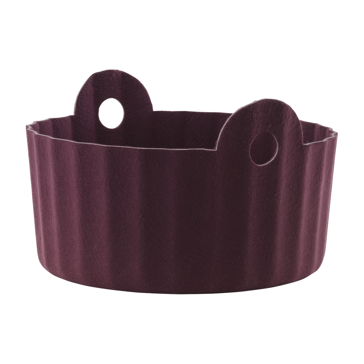 Recycled fabric basket, burgundy, 44x26. 5cm Colu - Normann Copenhagen