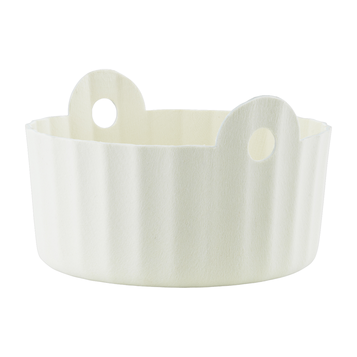 Cream-colored recycled fabric basket, 44x26. 5cm Colu - Normann Copenhagen
