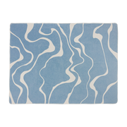 Blaues Baumwollplaid 200 x 150 cm Felu – Noo. ma