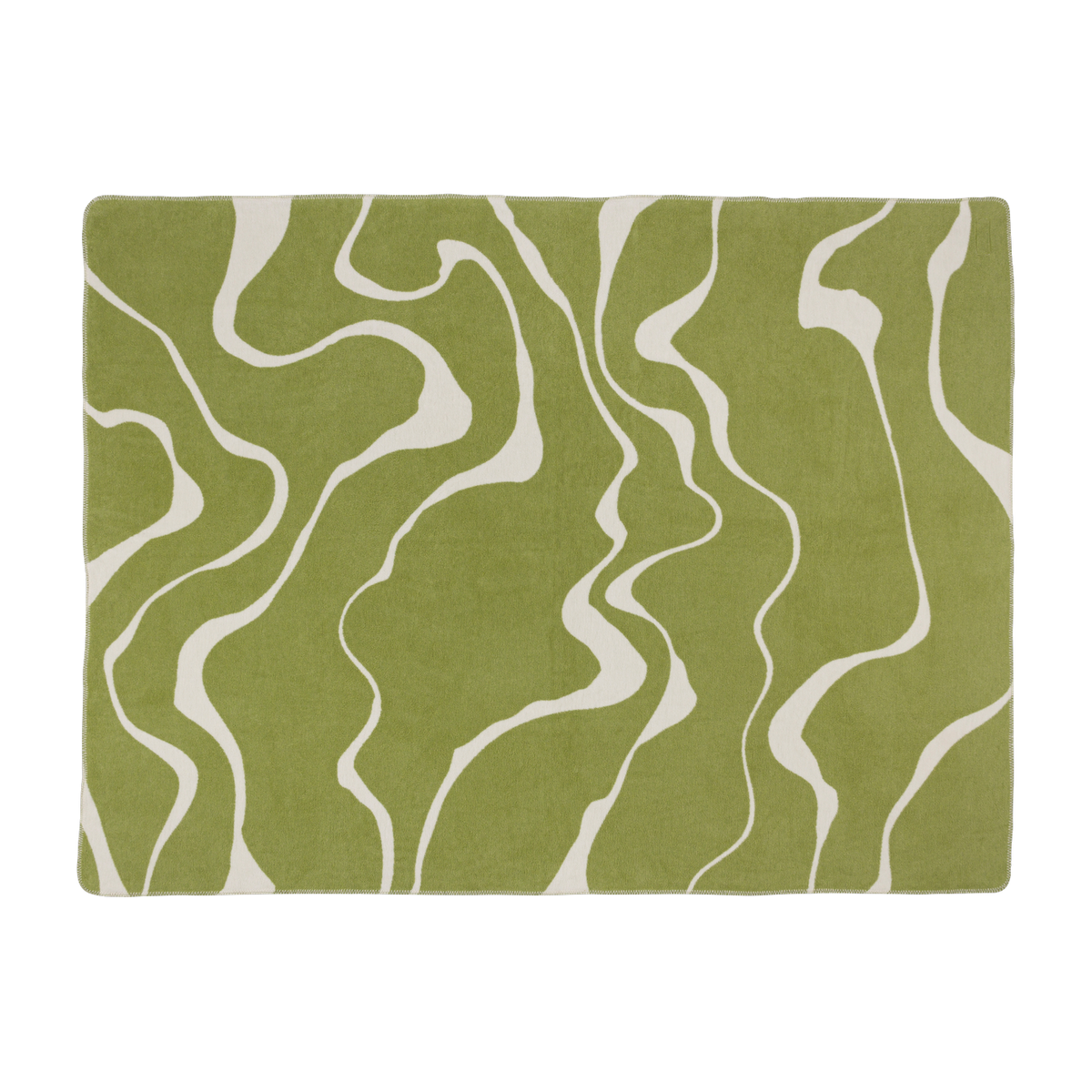 Manta de algodón verde matcha 200 x 150 cm Felu - Noo. ma