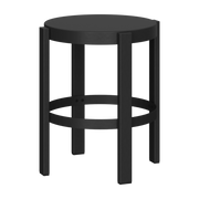 Doon black volcanic steel bar stool, 35x45cm - noo. ma