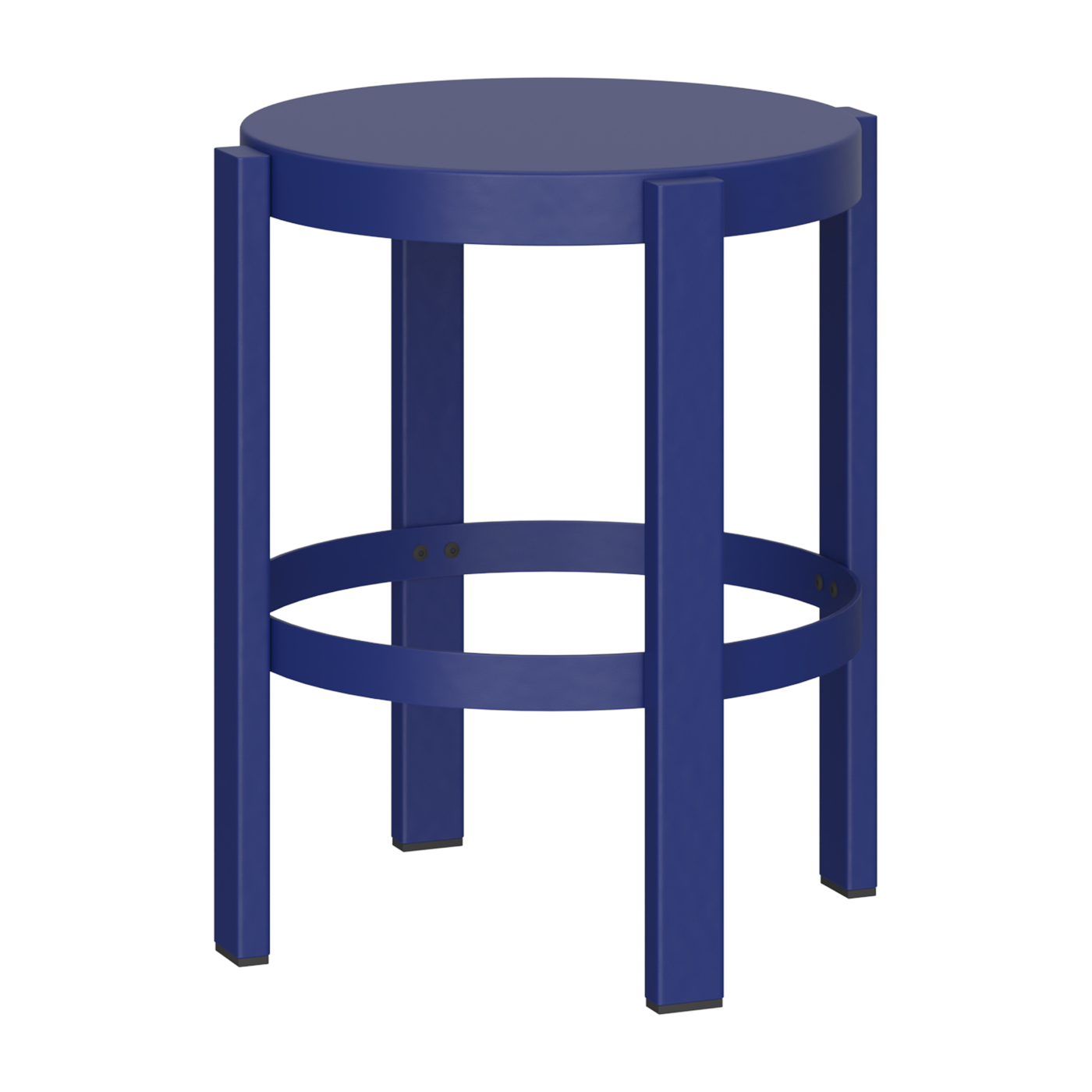 Barhocker aus Stahl, Heidelbeere, 35 x 45 cm, Doon – noo. ma