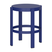 Tabouret de bar en acier myrtille 35x45cm Doon - noo.ma