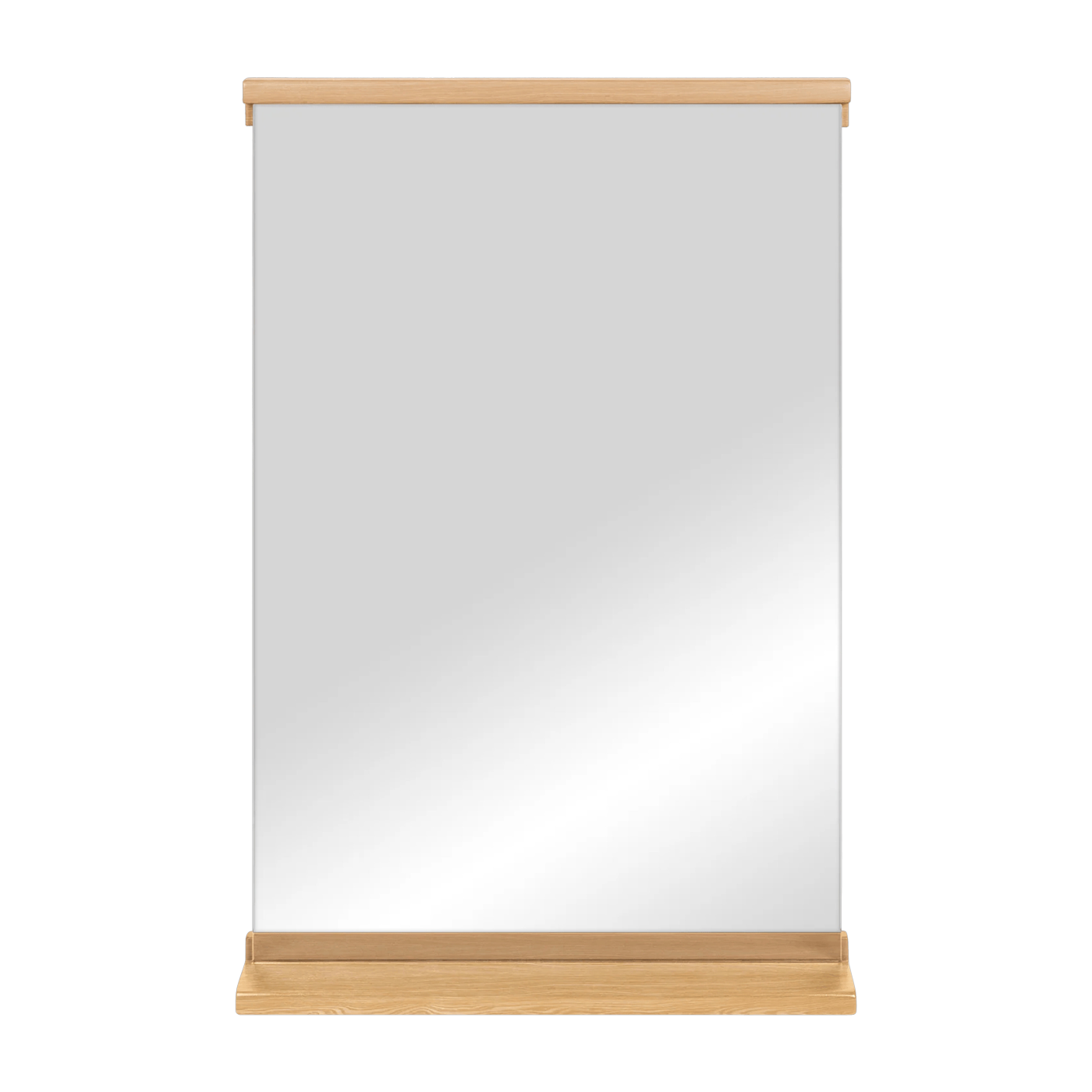 Espejo de pared de roble macizo 75 x 50 cm Lun - Noo. ma