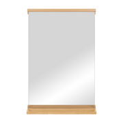 Lun solid oak wall mirror, 75x50cm - Noo. ma