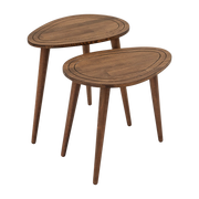 Sweet brown beech side tables - Home Design