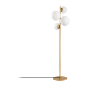 Lampada da terra in metallo e globes e opache 33x162cm Fazil - Home Design