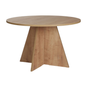 ronde -colored melamine dining table, 120x75cm Virella - Home Design
