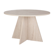 ronde -effect melamine dining table 120x75cm Virella - Home Design
