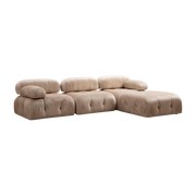 Gerades Sofa von angle, Stoff cappuccino, 95 x 288 x 75 cm Bubble - Home Design