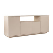 Buffet en bois cachemire et effet travertin 180x44,5x75cm Arista - Home Design