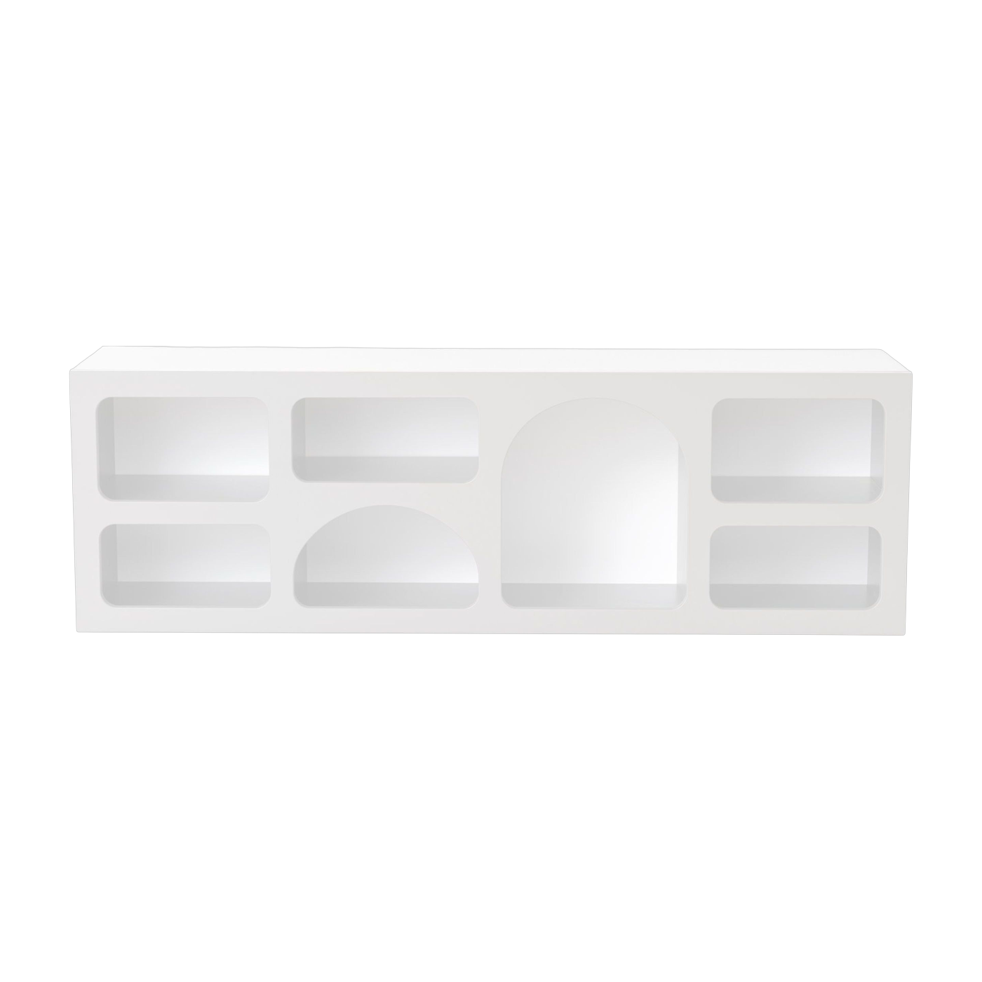 Weiße Konsole aus MDF 160 x 40 x 51 cm Ferlis – Home Design