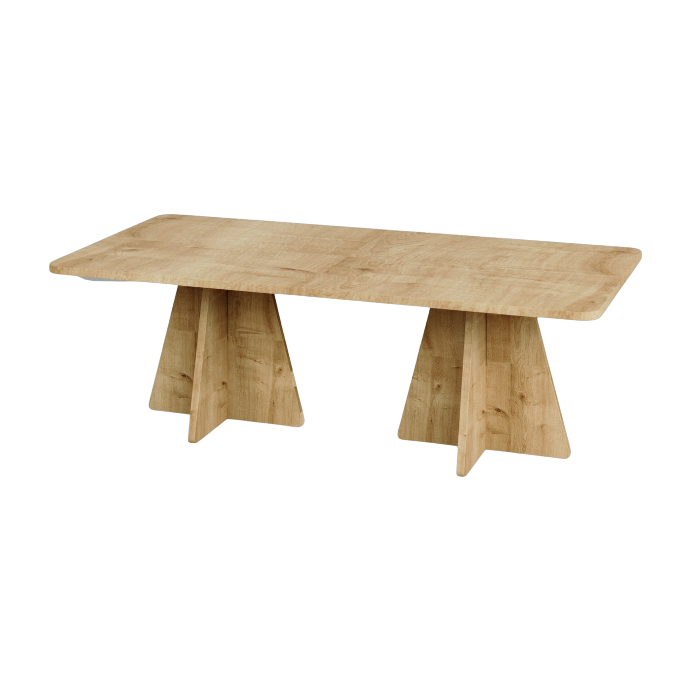 Mesa de centro de madera 120x60x40cm Mushroom - Home Design