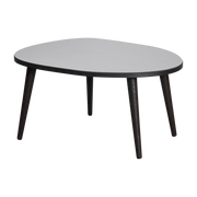 Table d'appoint en verre fumé 55x75x38cm Gusto - Home Design