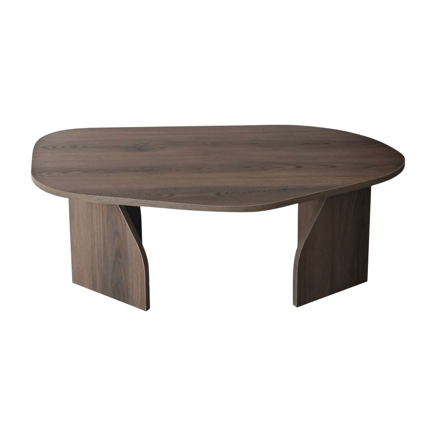 Mesa de centro de madera marrón oscuro 100x60x35cm Rock - Home Design