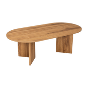 Table basse ovale en bois 120x40x60cm Oval - Home Design