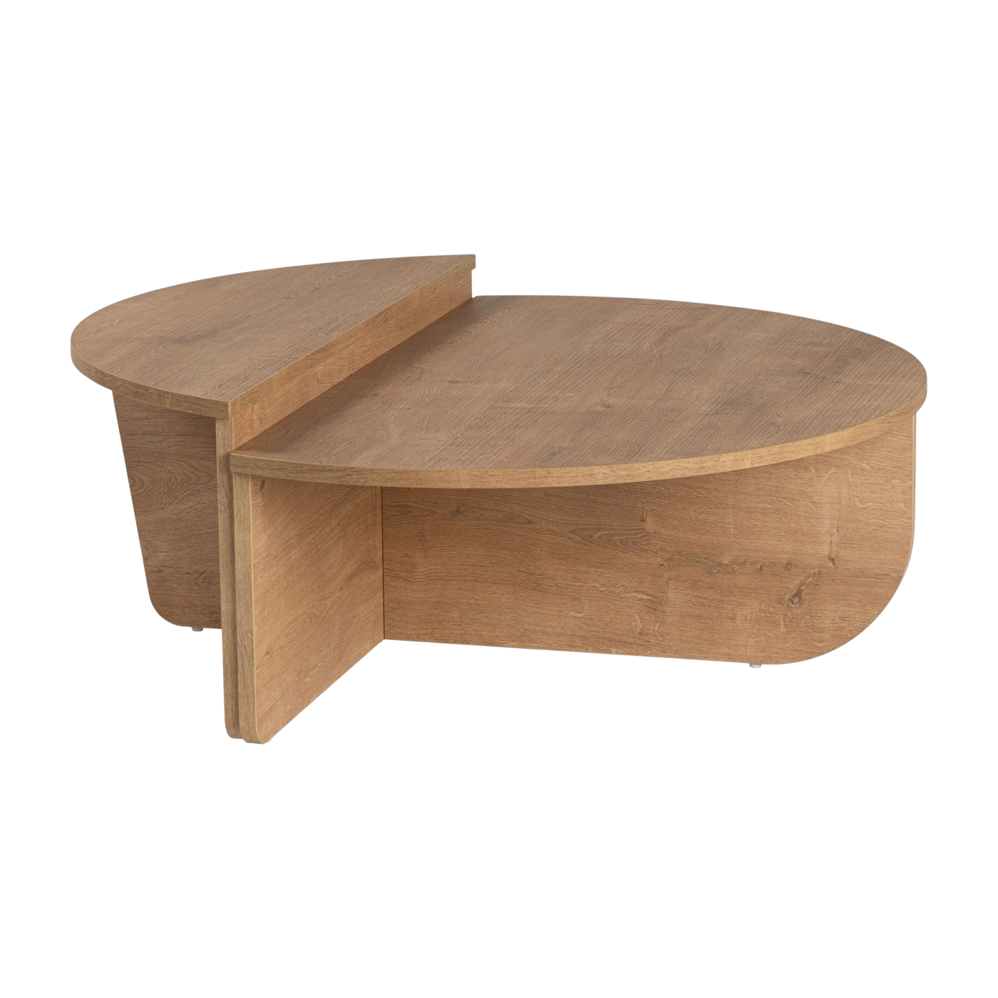 Mesas de centro de madera clara Orion - Home Design