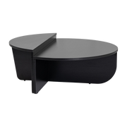Tables basses en bois noir Orion v2 - Home Design