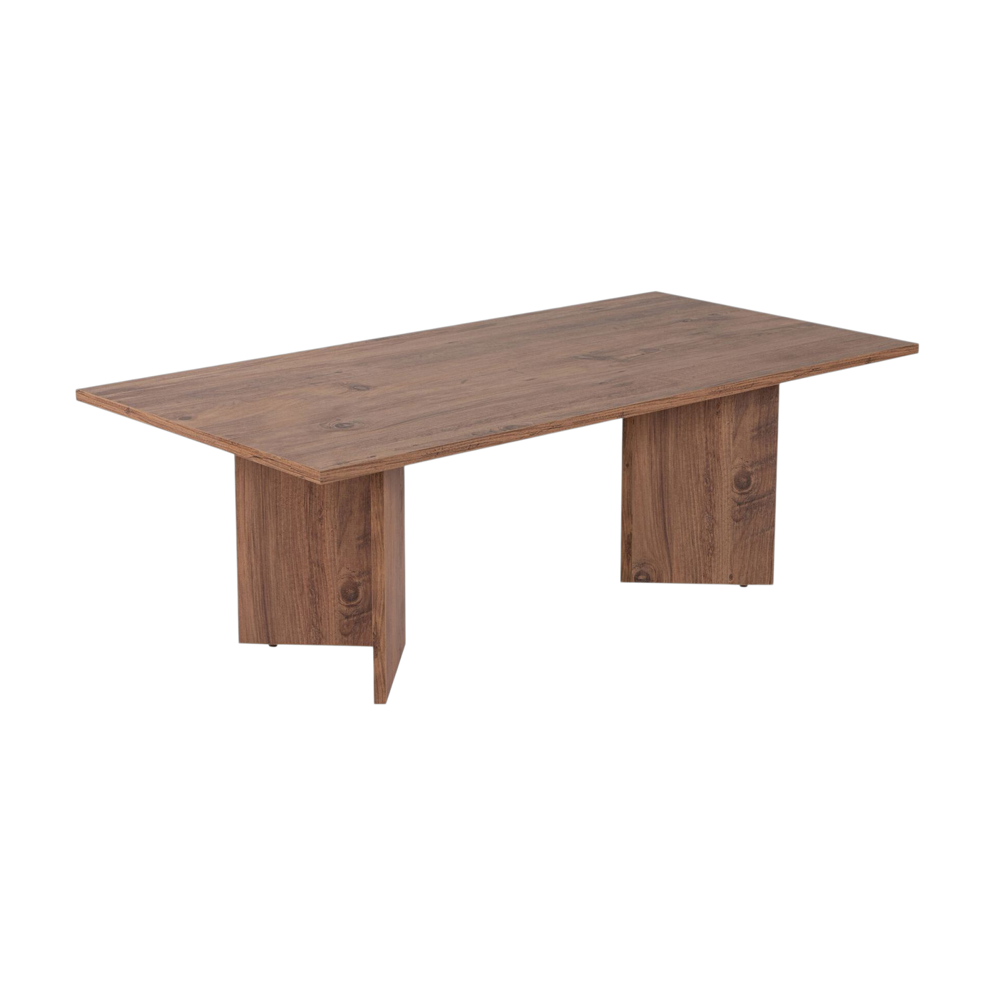 Mesa de centro rectangular de madera 119 x 69 x 40 cm Sabin - Home Design