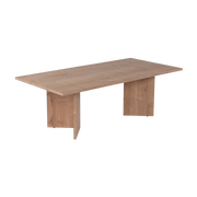 Table basse rectangulaire en bois clair 119x69x40cm Sabin - Home Design