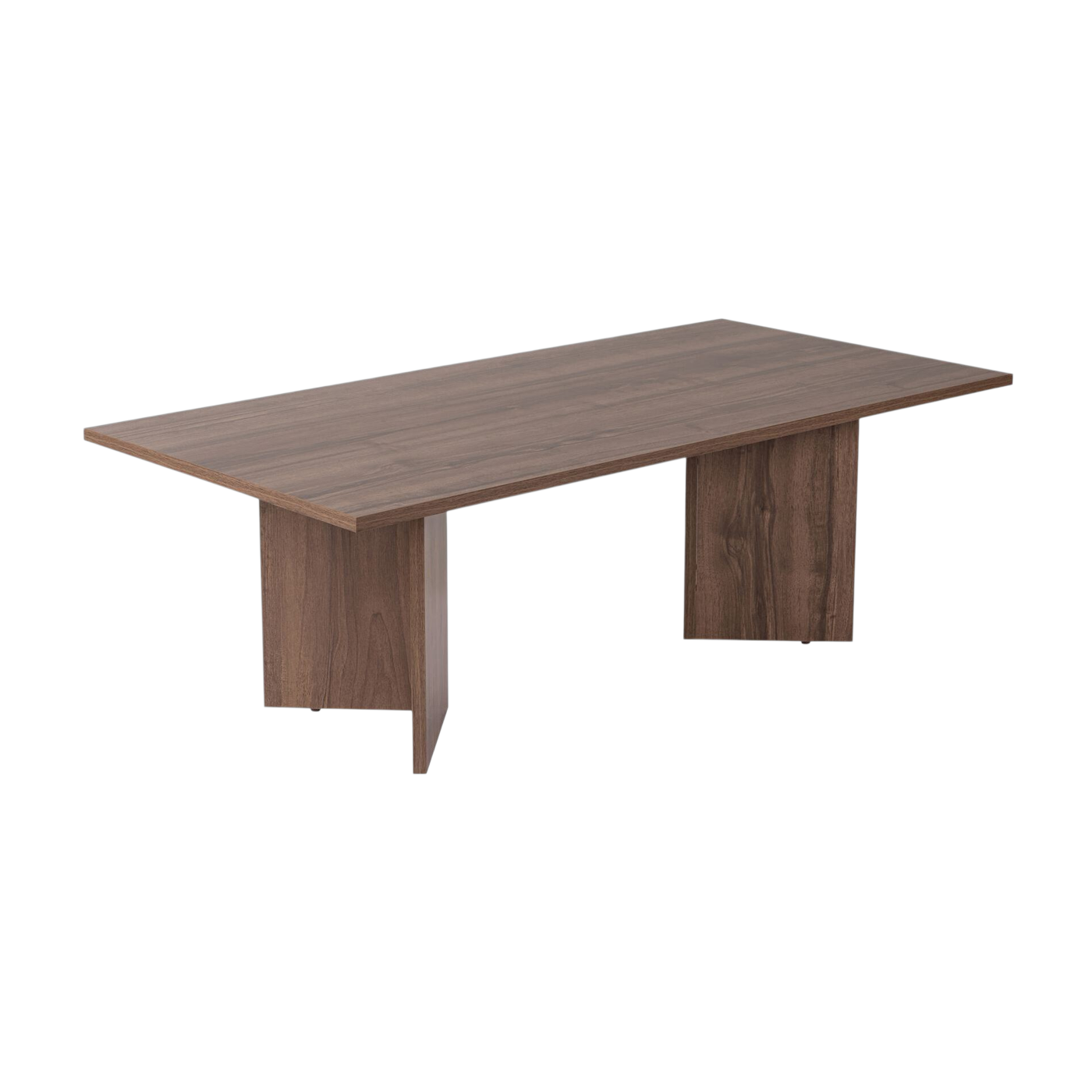 Mesa de centro rectangular de madera oscura 119x69x40cm Sabin - Home Design