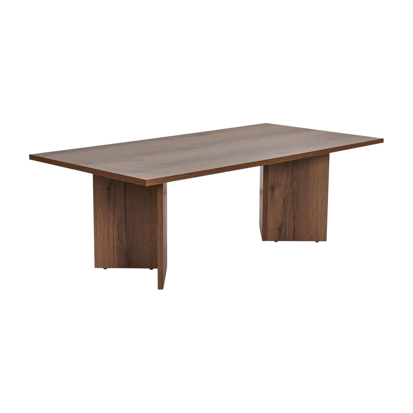Couchtisch aus Nussbaumholz 119 x 60 x 40 cm Sabin – Home Design
