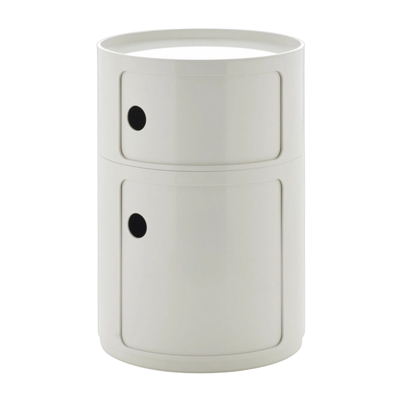 design side table, white, 2 drawers Componibili Big - Kartell