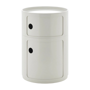 Tavolino design bianco 2 cassetti Componibili Big - Kartell