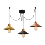 Suspensions en acier tricolore 114x24x100cm Manavgat - home Design