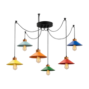 Suspensions en acier multicolore 114x24x100cm Manavgat - home Design