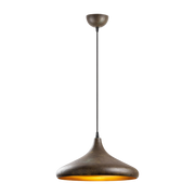 Patina metal pendant light 35x114cm Barek - Home Design