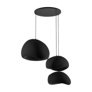 Black polymer pendants 42x38x120cm Wabi Sabi Stillforms - Home Design