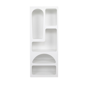 Estantería blanca de MDF 60 x 32 x 150 cm Venüs - Home Design