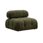Module 1 place en tissu vert 95x75cm Bubble O1 - Home Design