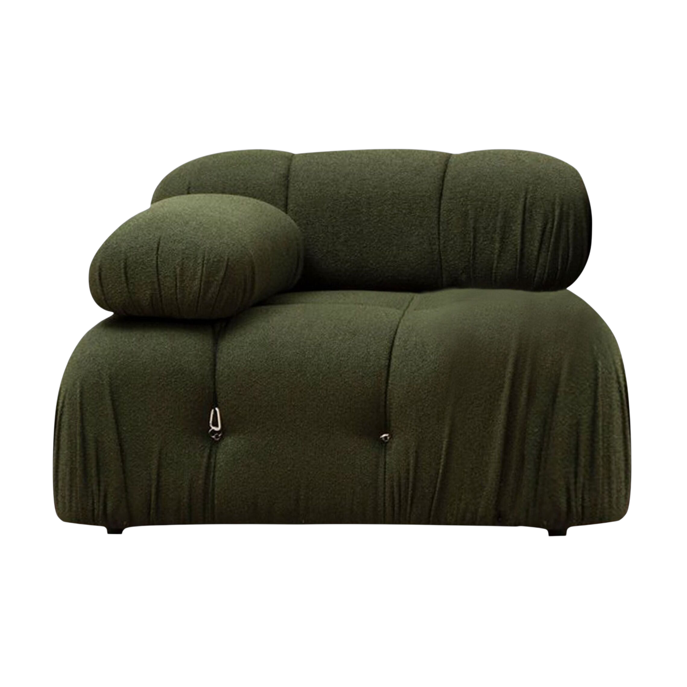 وحدة زاوية يسرى من القماش الأخضر 5x75 سم Bubble 1R - Home Design