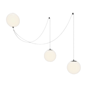 Three- globes glass pendant light 300x300cm Twins - Maytoni