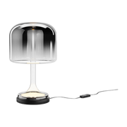 Tischleuchte aus Metall und rauchgrauem Glas 28 x 18 cm Spirito – Maytoni